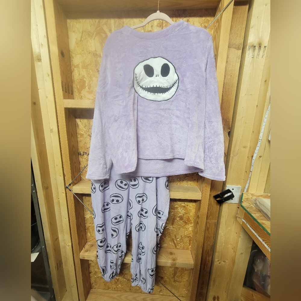 Disney 100 2pc Fleece Nightmare Before Christmas Pajama Set Size 2X